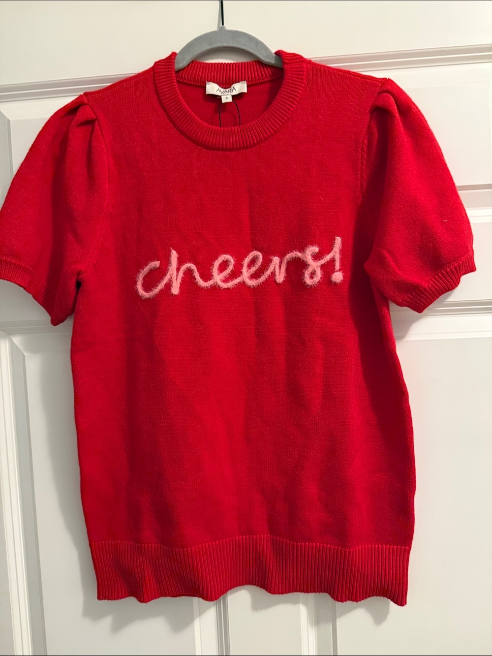 Red 'Cheers!' Sweater